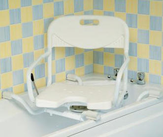 Adjustable Width Swivelling Bath Seat - Swivelling Bath Seats For Disabled Use UK