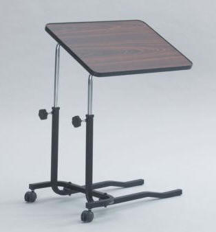 Adjustable Bed Table With 2 Castors - Bed Tables For Disabled Use UK
