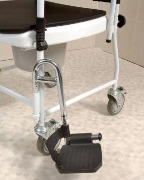 Nuvo Mobile Commode Chair - Wheeled Commode Chair For Disabled Use UK