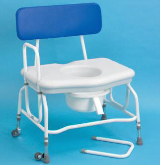 Front Loading Extra Wide Commode Chair - Extra Wide Commode Chair For Disabled Use UK