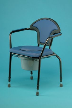 Open Adjustable Commode Chair - Commode Chairs For Disabled Use UK