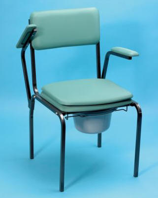 Club Commode Chair With Swing Away Armrests - Commode Chairs For Disabled Use UK