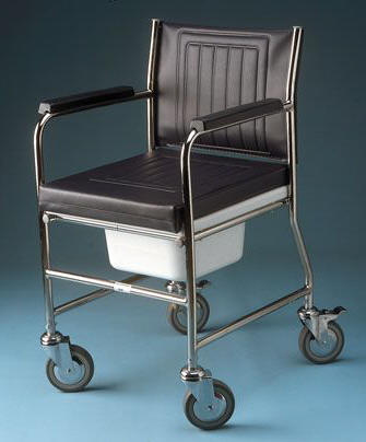 Wheeled Commode Chair - Wheeled Commode Chair For Disabled Use UK