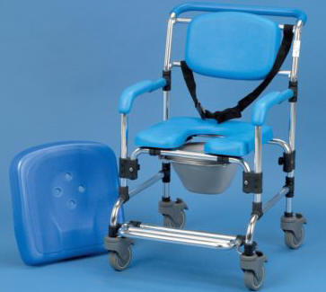 Ocean Wheeled Shower Commode Chair - Commode Shower Chairs for the Disabled UK