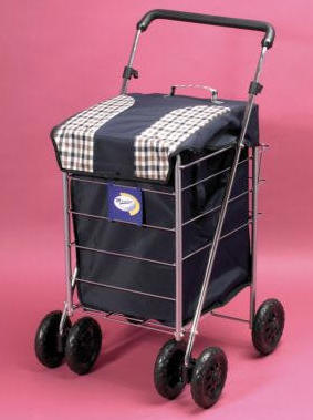Stroller Shopper With Swivel Wheels - Shopping Trolleys For Disabled Use UK