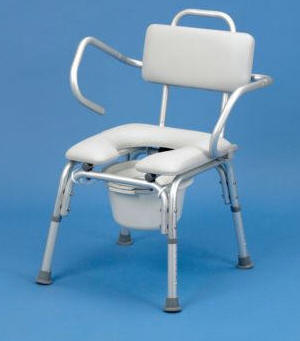 Lightweight Padded Shower Chair With Cut-Out - Shower Chairs For The Elderly And Disabled UK