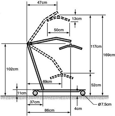 Hop Lift Portable Mobility Hoist Sizes - Portable Mobility Hoists for the Disabled UK