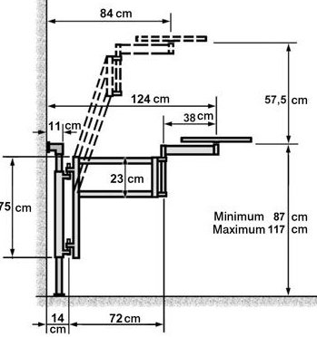 Domus E-130  Portable Mobility Hoist Sizes - Portable Mobility Hoists for the Disabled UK