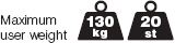 Maximum User Weight of 130kg or 20 stone - Portable Mobility Hoists for the Disabled UK