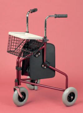 Mobility Three-Wheeled Rollator