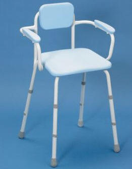 Sherwood PU Adjustable Height Perching Stools - Shower Stools For The Disabled & Elderly UK