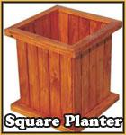 Supreme gazebo square planter