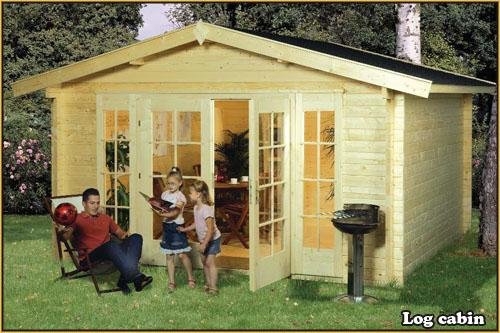 Garden log cabin cabins UK